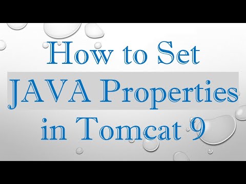How to Set JAVA Properties in Tomcat 9
