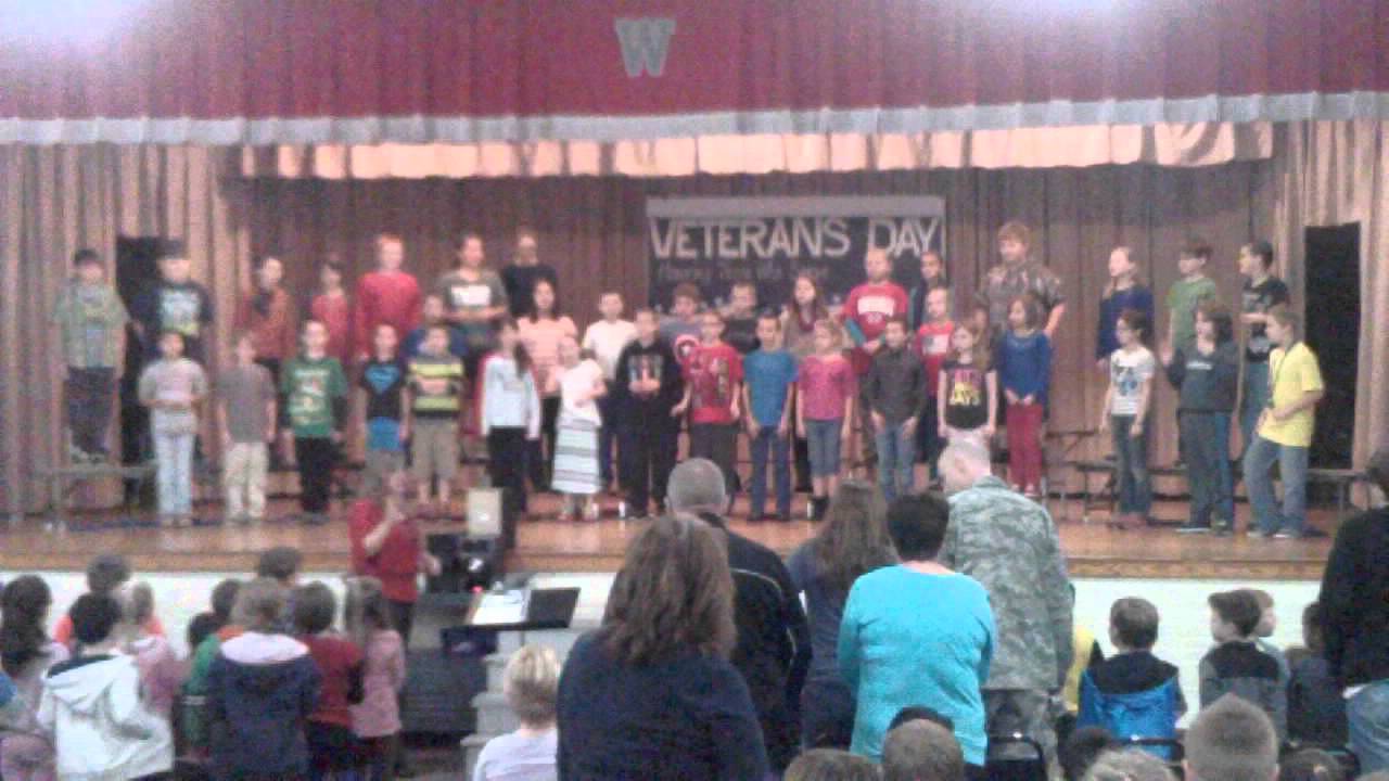 Veterans Day 2015 School Performance - YouTube