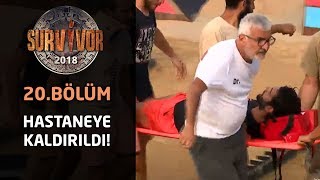 Ödül Oyununda Şok Sakatlık! | Hastaneye kaldırıldı | 20. Bölüm | Survivor 2018