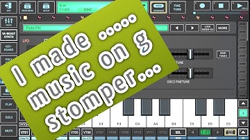 G-Stomper Lovers. Lo fi melody. Tutorial / music making / v a beast synth. Music production/ android