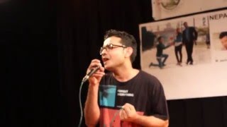 Miniatura de vídeo de "Suraj Mainali New Song BIjhaune Kada  LIve  in Barcelona."