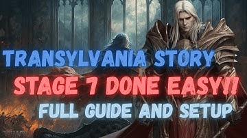 Transylvania Story Stage 7 | SUPER EASY STRAT!! | Dracula
