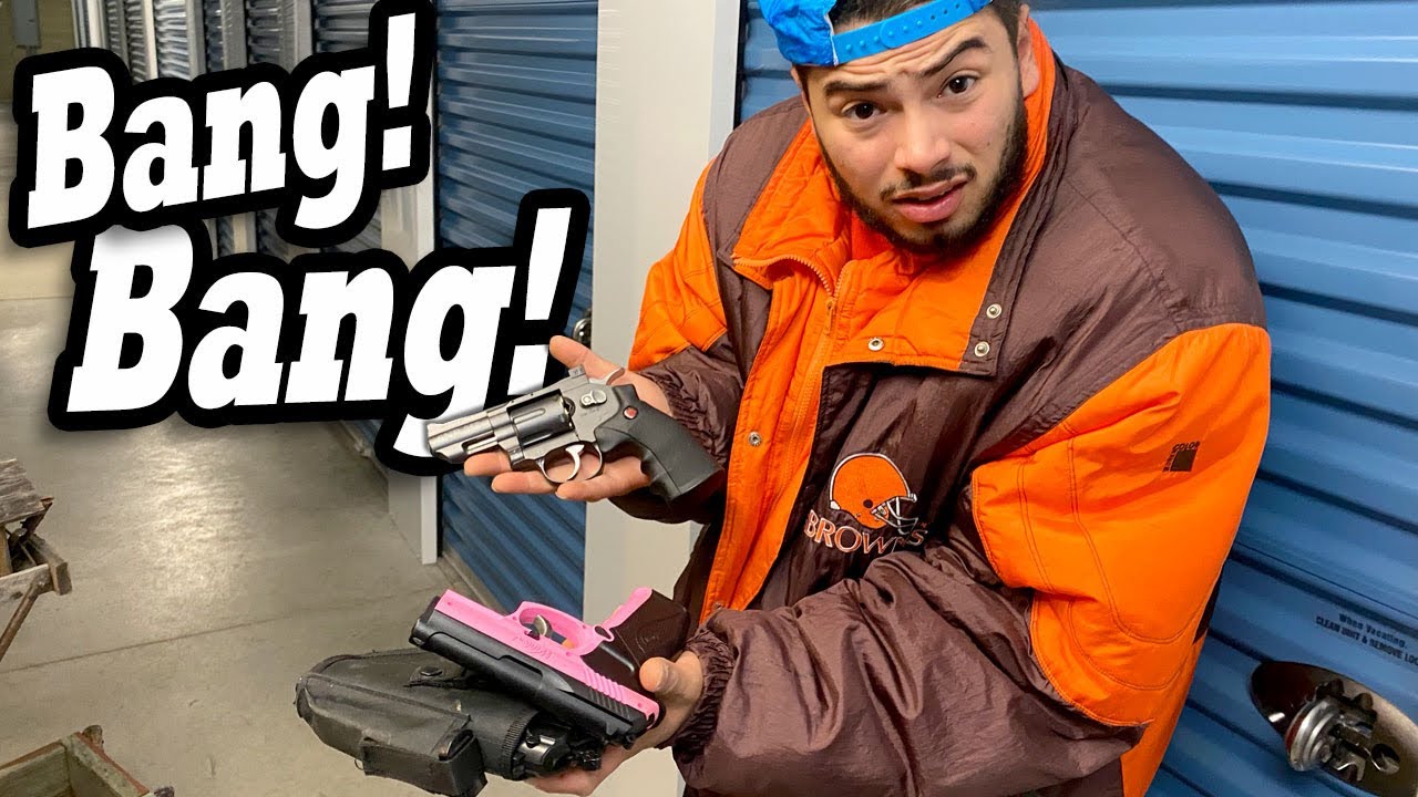 Gold and guns found in 420 dollar abandoned storage unit - YouTube