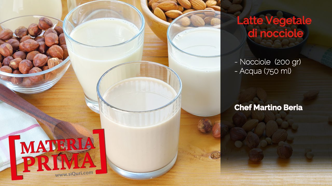 Latte Vegetale di nocciole: la ricetta per farlo in casa [Materia Prima]