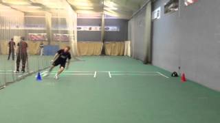 Crossover agility drill