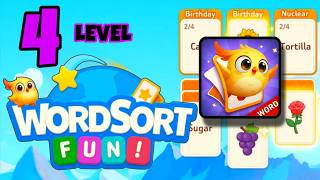 WORD SORT FUN level 4
