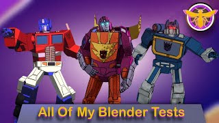 All Of My Blender Transformer Tests In One Video!