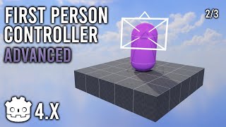 Godot  4.X : Ultimate First Person Controller Tutorial Part 2 ( 2023 )