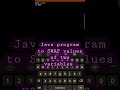 Java vs Python Programs to swap values of two variables | ThinkComputer #python #java