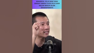 TAK DISANGKA KAKAKNYA FELIX SIAUW MASUK  ISLAM DIDEPAN MATANYA #islam #muslim #dakwah