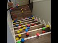 Small Balls On The Stairs Reversed Video