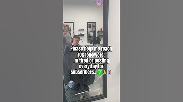 Please don’t scroll! Help me reach 10k subscribers! I have been posting everyday! ✅💈🙏🫡