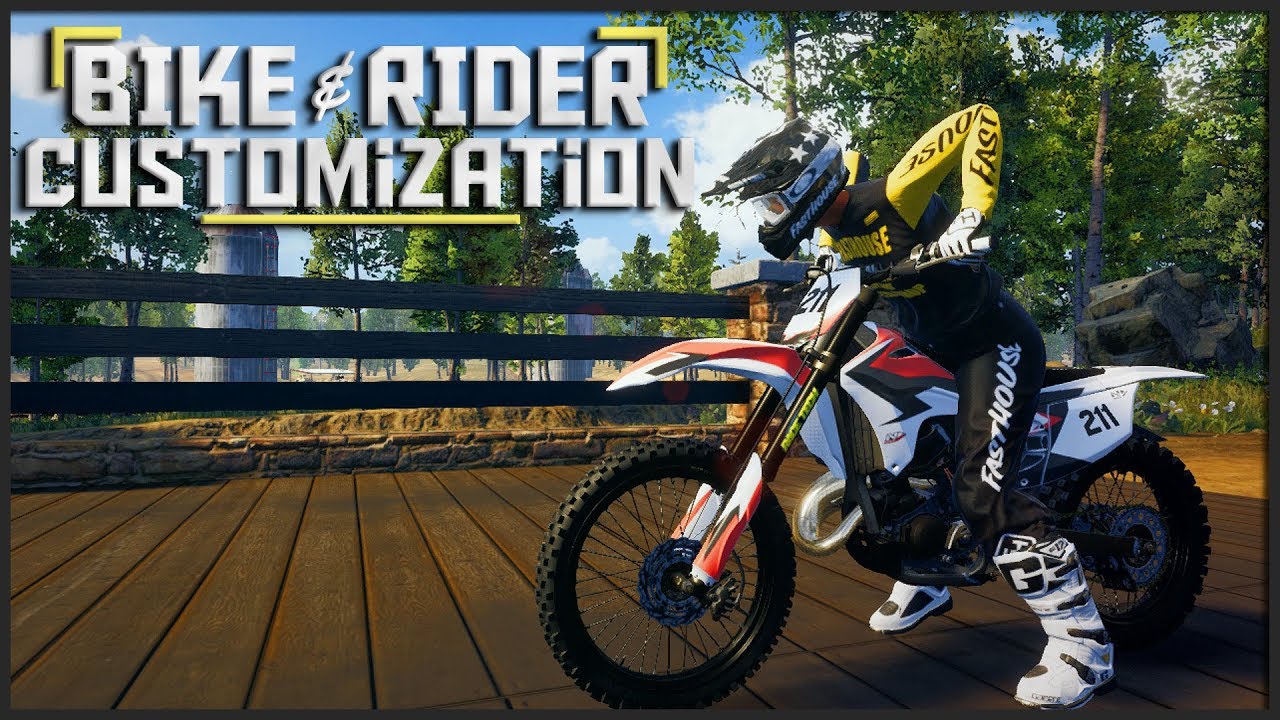 Rider Bike Customization Mx Vs Atv All Out In Depth Look Youtube