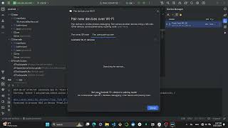 How to pair devices through Wi-Fi in Android Studio