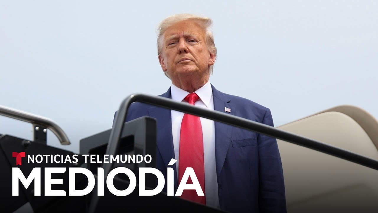 Tras entregarse a la justicia Trump vuelve a su campaña | Noticias Telemundo