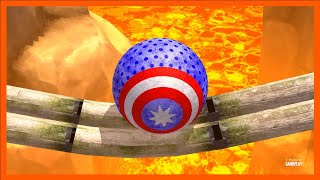 Rollance : Adventure Balls in 3 Minute Gameplay | New!! Volcano Map screenshot 3