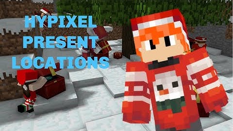 Minecraft Hypixel Protoype Lobby present locations (2023 3/3)