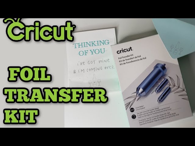 How to Use the Cricut Foil Transfer Kit - FeltMagnet