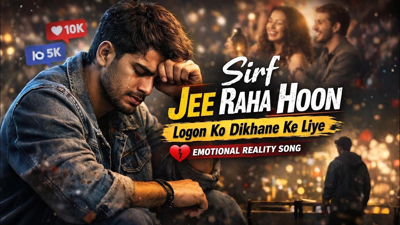 Sirf Jee Raha Hoon Logon Ko Dikhane Ke Liye 💔 | Emotional Reality Song
