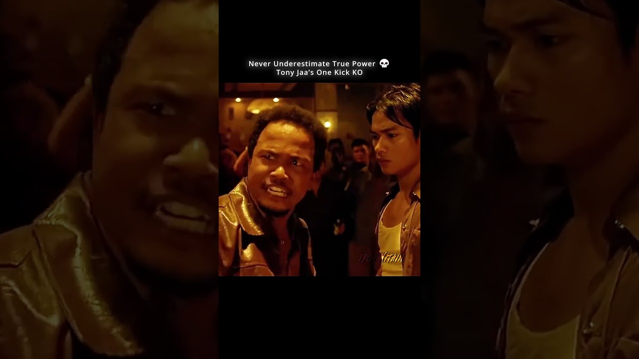 Never Underestimate True Power 💀 Tony Jaa’s One Kick Knockout | 