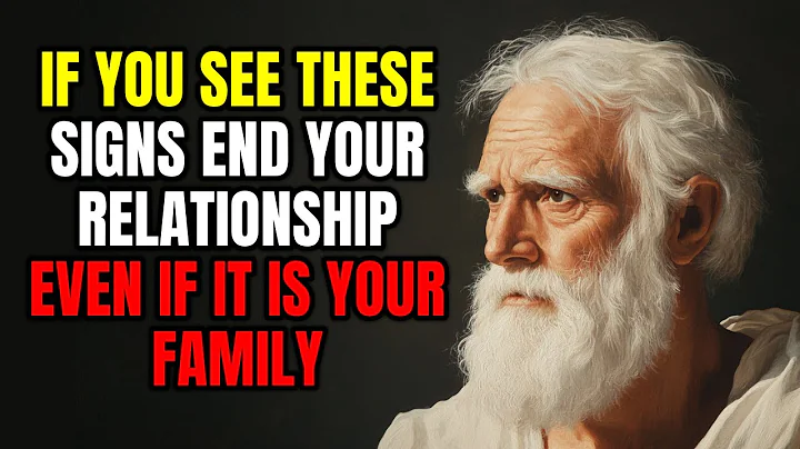 5 Signs You Should Cut Ties, Even with Family or Friends – WATCH THIS! 🚨💔 | STOIC PHILOSOPHY
