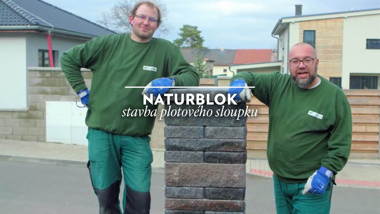 Tipy na stavbu plotových sloupků systému NATURBLOK - YouTube