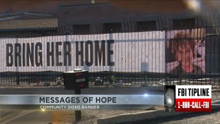 Messages of hope for Nancy Guthrie fill up 'Bring Her Home' banner