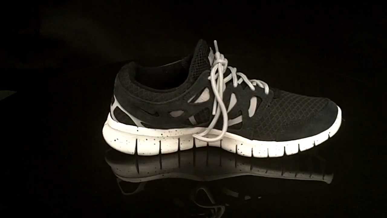 Nike Free Run 2 EXT Black Black 555174 - YouTube