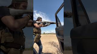 Roasting in the sun for you FAL FUN #bigguns #asmr #gunshooting