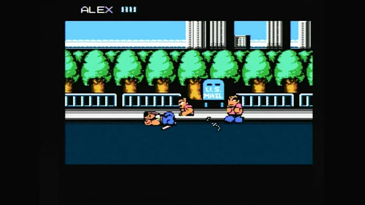 CGR Undertow - RIVER CITY RANSOM for NES Video Game Review