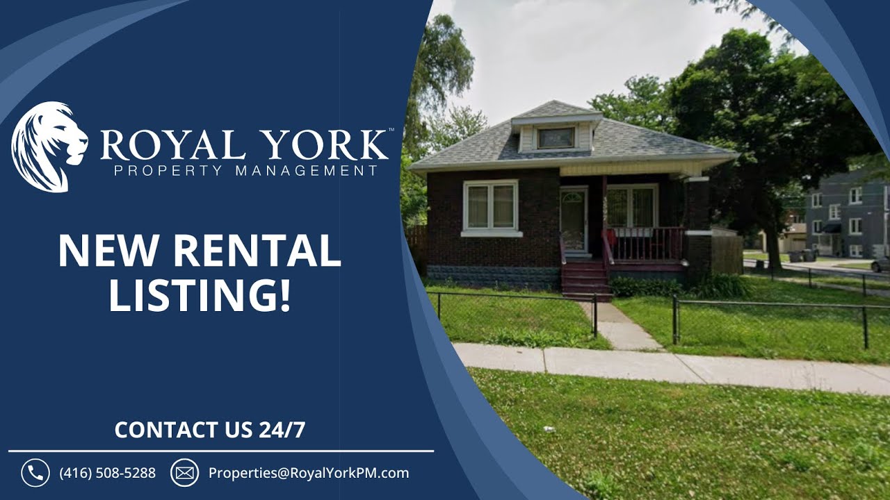 3 BED 1 BATH - SINGLE UNIT - HOUSE FOR RENT - PETER STREET, WINDSOR, ON