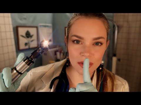 ASMR Head to Toe Total Body Exam & Ear Cleaning | No Talking