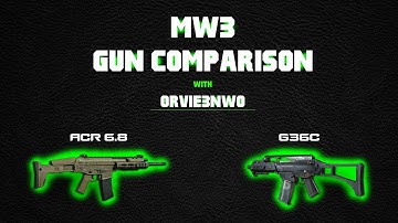 MW3 Gun Comparison Ep.2 : ACR 6.8 vs G36C [Call of Duty Modern Warfare 3]