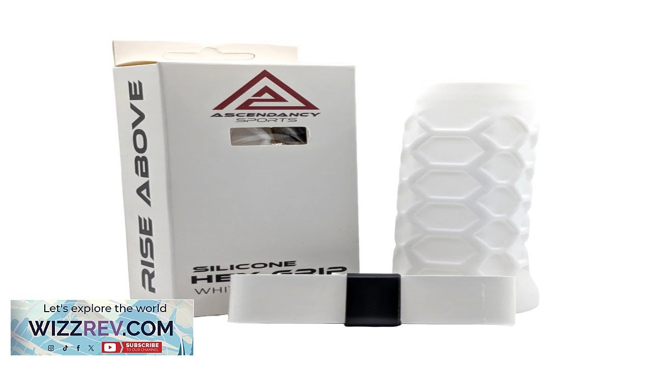 Ascendancy Pickleball Grip White Hex Undergrip with Grip Tape Hesacore