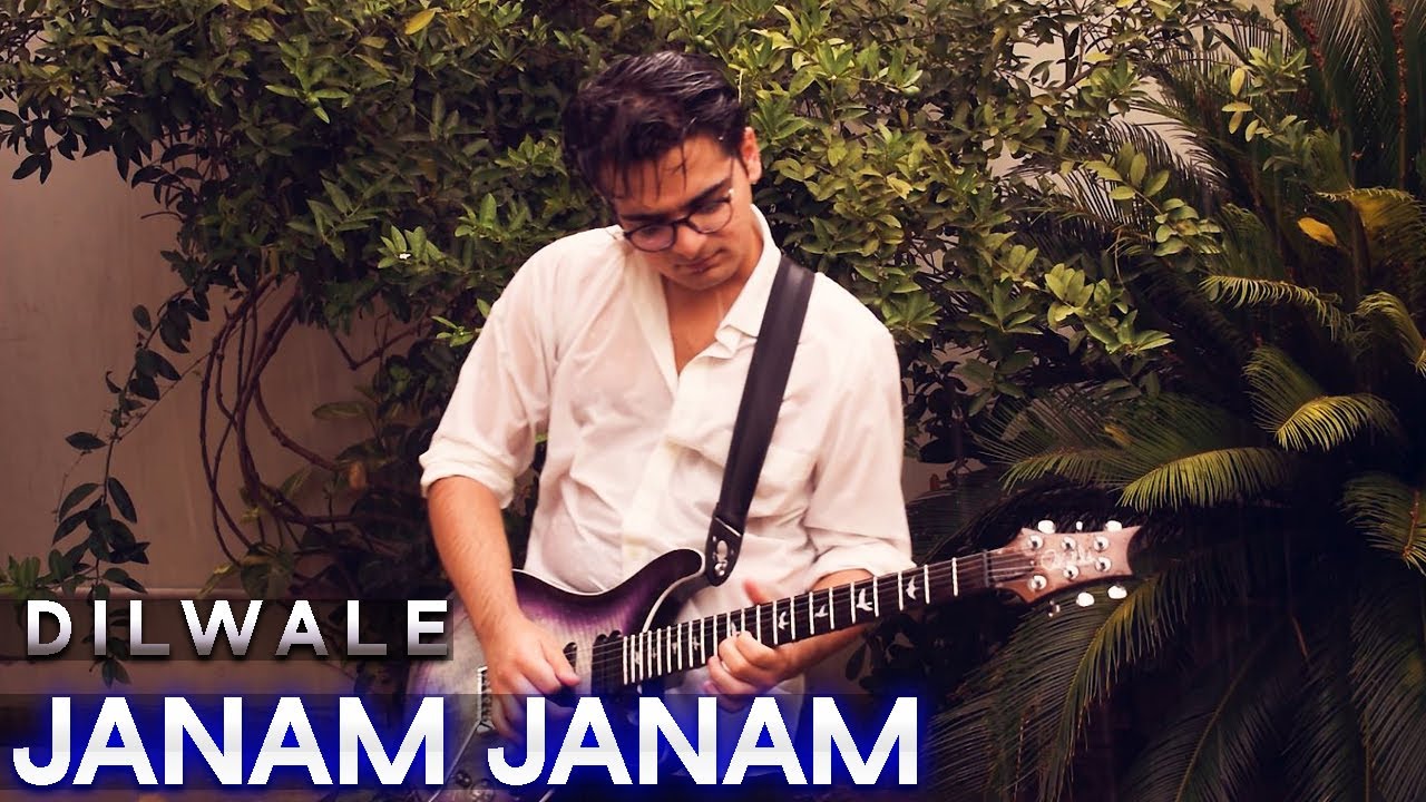  Janam  Janam  Dilwale Electric Guitar  Cover  By Rafay 