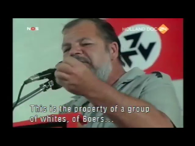 Eugene Terreblanche, Afrikaner Weerstandsbeweging (AWB) lea…