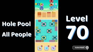Hole Pool Level 70 Walkthrough | All People 🏊‍♂️ | SolutionGuruji