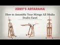 Mirage all media adjustable studio easel assembly instructions