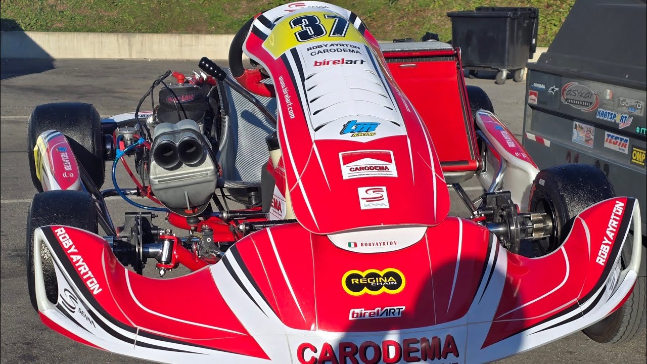 Franciacorta karting track TM kz R1 BirelArt Telemetria