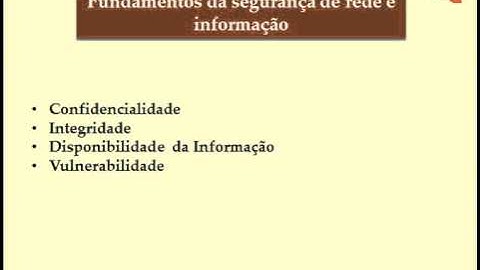Curso de Segurança Cisco CCNA - Aula 02 - Conceito de  Segurança de Redes