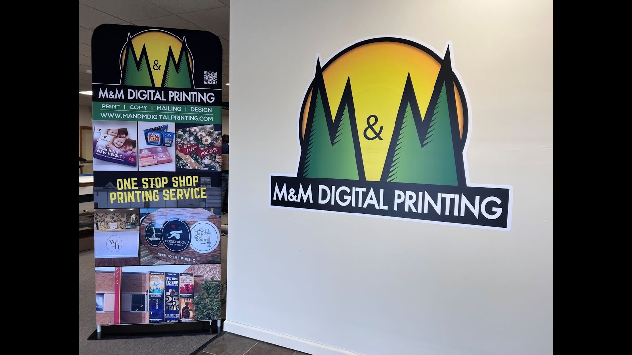 Visit to M&M Digital Printing - YouTube