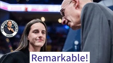 NBA Commissioner Adam Silver Isn’t Shy in Praising Caitlin Clark!