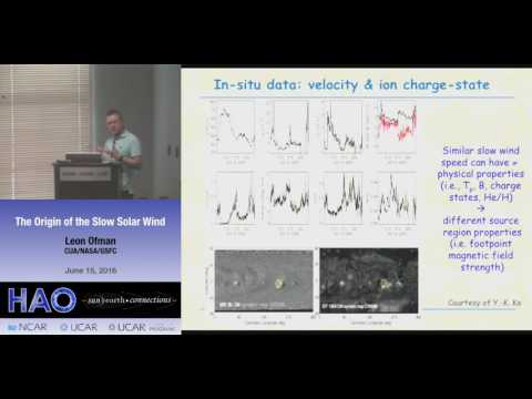 Leon Ofman | CUA-NASA-GSFC | The Origin of the Slow Solar Wind