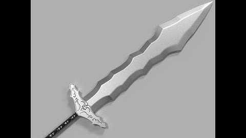 How to create a fantasy sword in blender