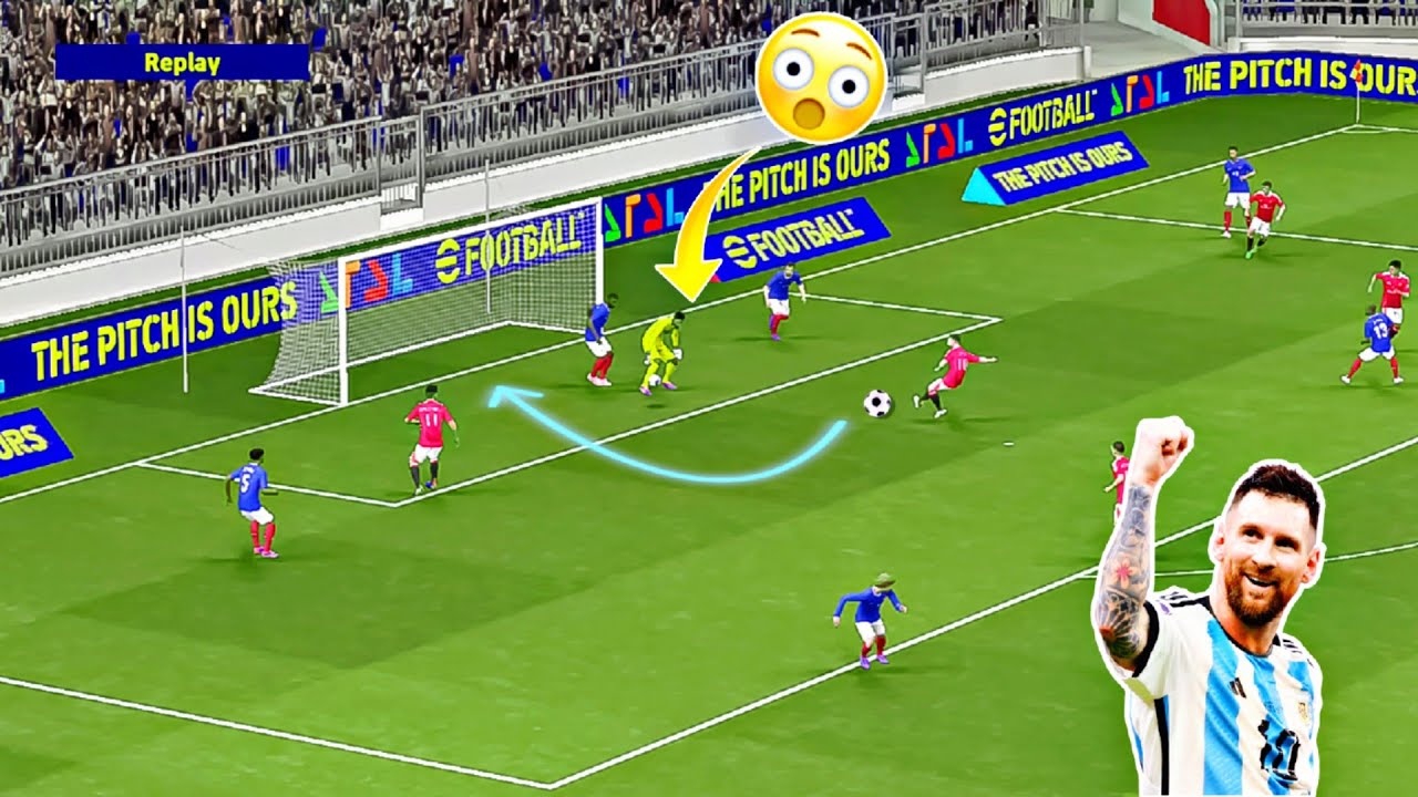 efootball 2025 Android messi gameplay - YouTube