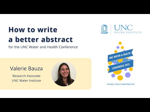 Abstract Writing Tutorial: Part 2