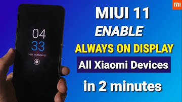 How to enable ambient display in Xiaomi devices | How to enable always on display in Redmi note 7