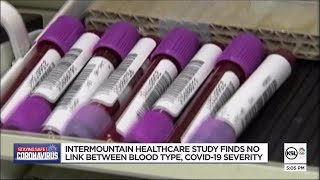 Utah Researchers Find No Connection Between Blood Type, COVID-19 Severity