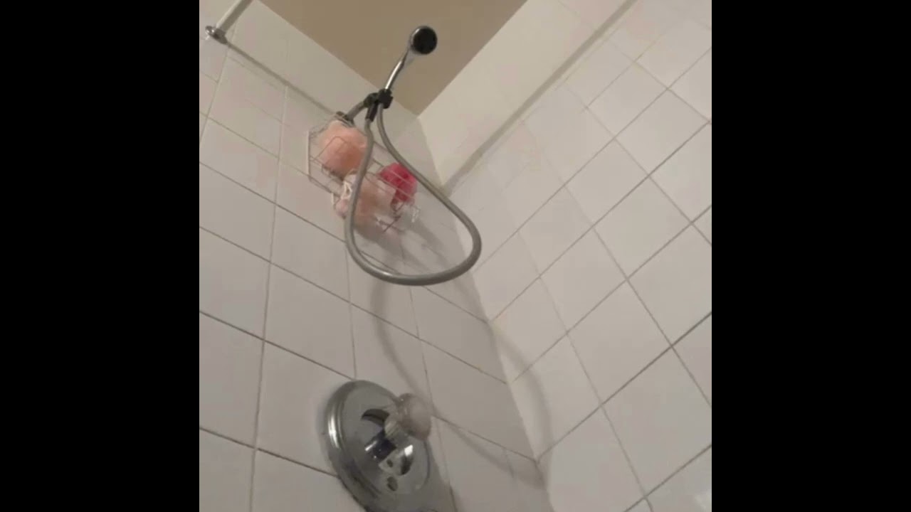 Sneezing and a bit of talking in the bathroom