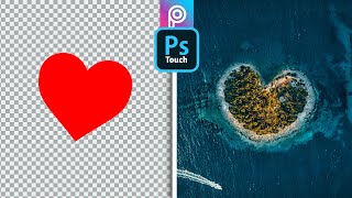 How to create an heart Island in PS Touch android screenshot 1